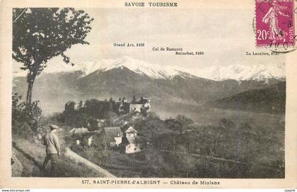 CPA Saint Pierre d'Albigny Savoie Pittoresque Chateau de Miolans