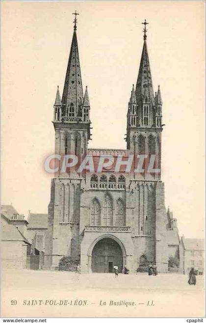 CPA Saint Pol de Leon La Basilique