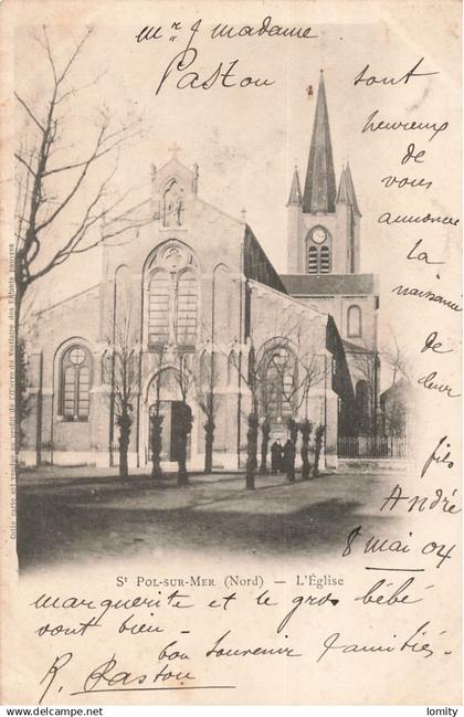 59 Saint Pol sur Mer église CPA