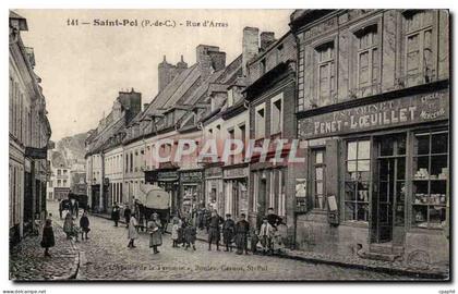 CPA Saint Pol Rue d'Arras
