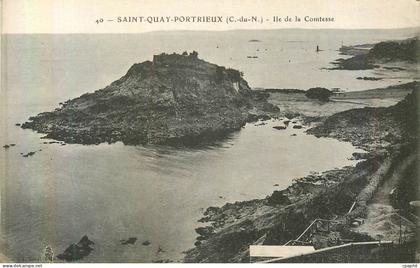 CPA 40 saint quay portrieux (c du n) ile de la comtesse