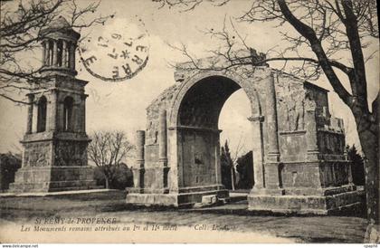 CPA Saint Remy De Provence Les monuments romains