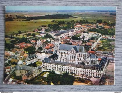 Cpa Saint Riquier (80) vue générale aérienne