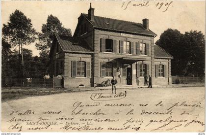 CPA SAINT-RIQUIER La Gare (1292109)