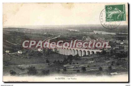 CPA SAINT-SATUR le viaduc