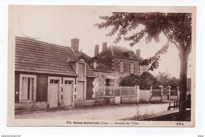 18 CHER - SAINT SATURNIN Avenue des Villas