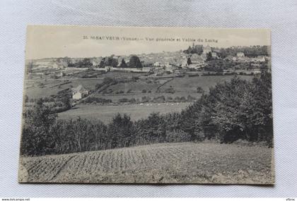 Saint Sauveur, vue générale et vallée du Loing, Yonne 89