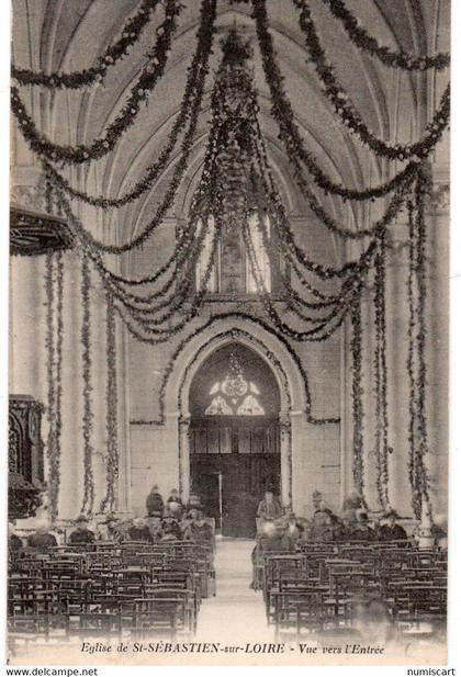 Saint-Sébastien-sur-Loire animée belle vue Intérieur de l'Eglise