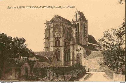 Carte Postale - 91 - Saint Sulpice de Favières - L'Eglise - Abside - CPA - Voir Scans Recto-Verso - Poscard - Carta Post
