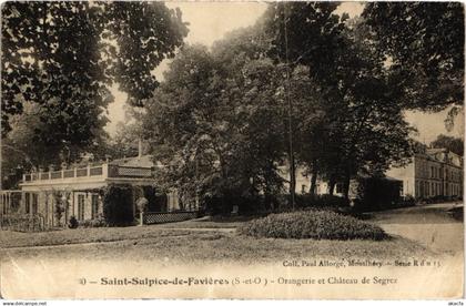 CPA SAINT-SULPICE-de-FAVIERES Orangerie et Chateau de Segrez (1354917)