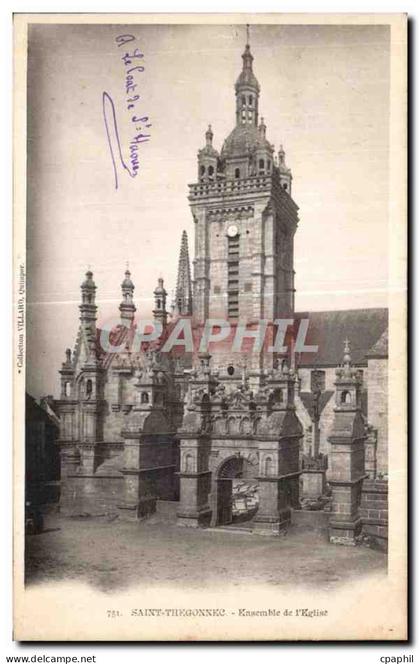 CPA Saint Thegonnec Ensemble de I Eglise