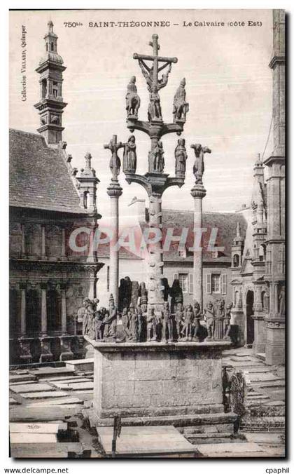 CPA Saint Thegonnec Le Calvaire (cote Est)