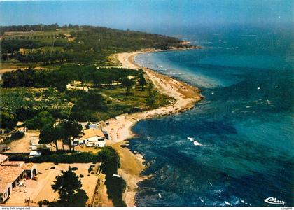 CPM Saint Tropez Var Vue aerienne Plage des Salins