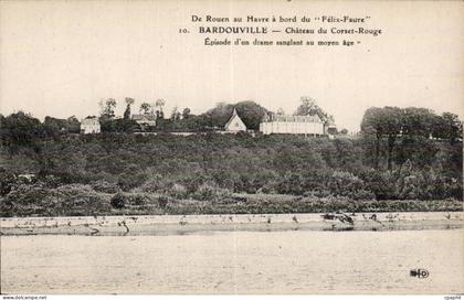 Bardouville - Chateau du Corset Rouge - CPA
