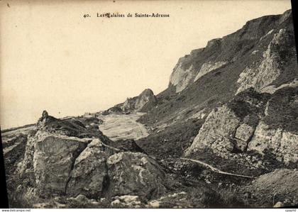 CPA Les Falaises Sainte Adresse