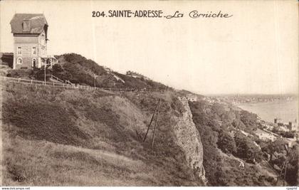 CPA Sainte Adresse La corniche