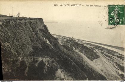 CPA Sainte Adresse Vue des Falaises