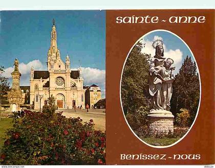 Carte Postale - 56 - Sainte Anne d'Auray - Multivues - La Basilique - Statue de Sainte Anne - Carte Neuve - CPM - Voir S