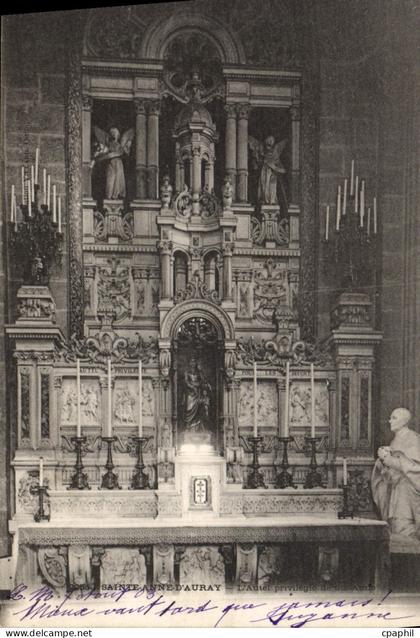 CPA Sainte Anne D'Auray L'autel privilegie de Ste Anne
