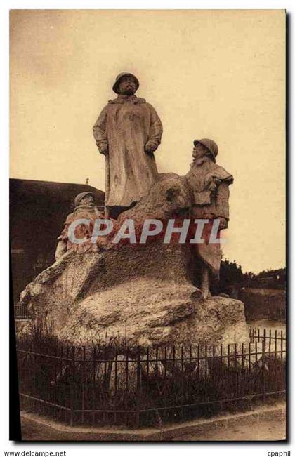 CPA Monument de Georges Clemenceau a Sainte Hermine Vendee