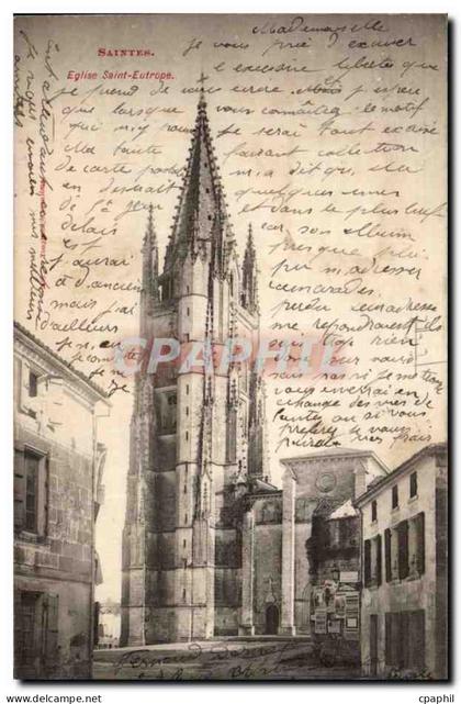 Saintes CPA Eglise Saint eutrope