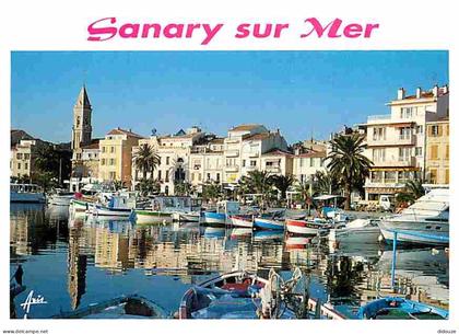 83 - Sanary sur Mer - Vue Générale du Port - Bateaux - CPM - Voir Scans Recto-Verso