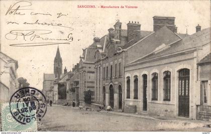 Sancoins - Manufacture des Voitures - CPA
