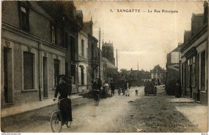 CPA SANGATTE - La Rue Principale (976430)