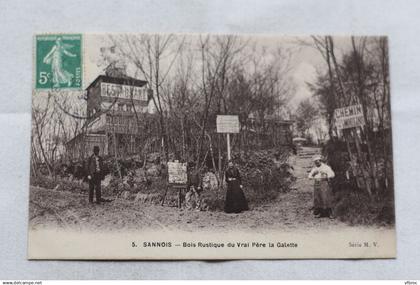 Sannois, bois rustique du vrai père la Galette, Val d'Oise 95