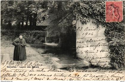 CPA SARCELLES - Lavoir des Marais (350130)