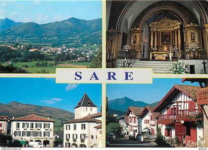 64 - Sare - Multivues - Flamme Postale de Anglet - CPM - Voir Scans Recto-Verso