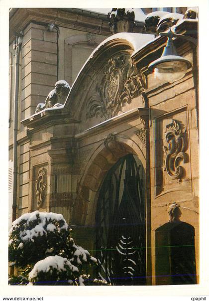 CPM Porte de la Bibliotheque Sandor Kiss Sarrebourg