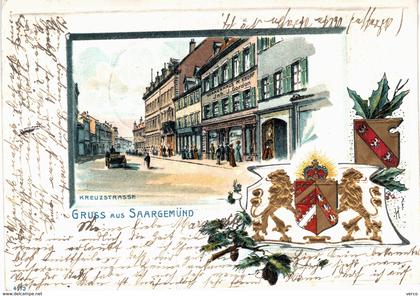 Carte postale ancienne de SARREGUEMINES (Saargemund)