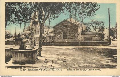 CPA FRANCE 84 "Sarrians Montmirail, Entrée du bourg"