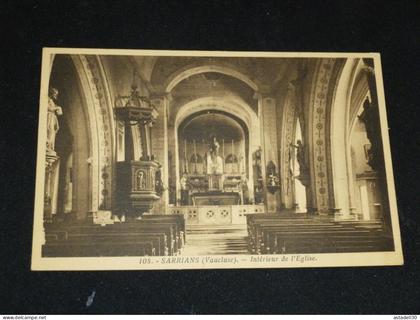 SARRIANS , interieur de l'église  ............. 26952