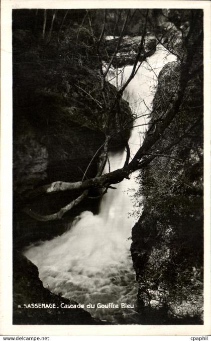CPA Sassenage Cascade du Gouffre Bleu