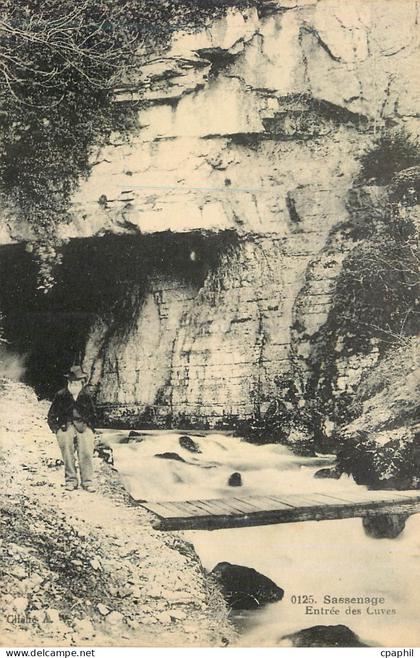 CPA Sassenage Entree des Cuves