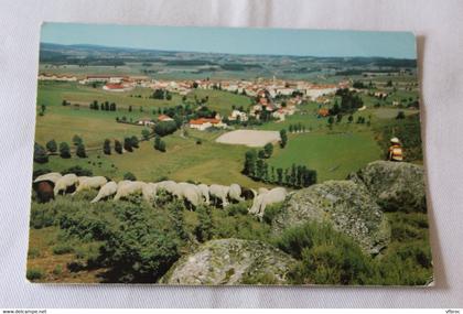 Cpm, Saugues, vue générale (2) , Haute Loire 43