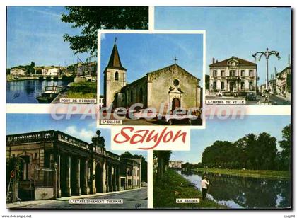 CPSM Saujon vues diverses