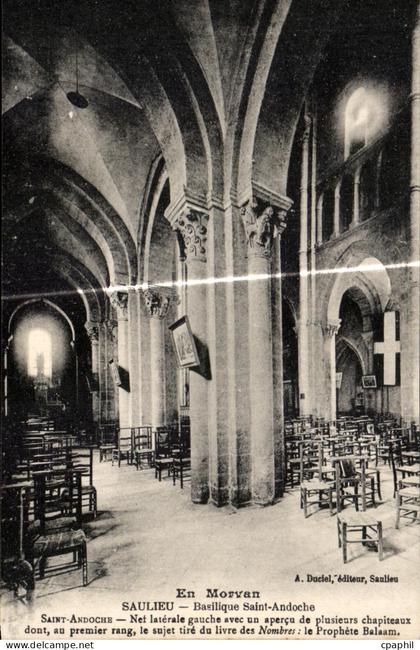CPA En Morvan Saulieu Basilique Saint Andoche
