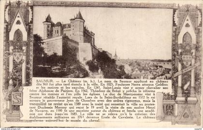 CPA Saumur Le Chateau