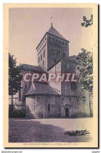 CPA Sauveterre de Bearn l'Eglise du XI siecle