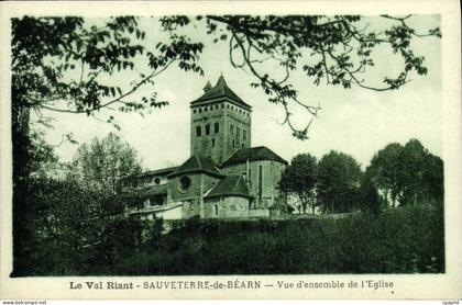 CPA Sauveterre De Bearn Vue D ensemble De L Eglise