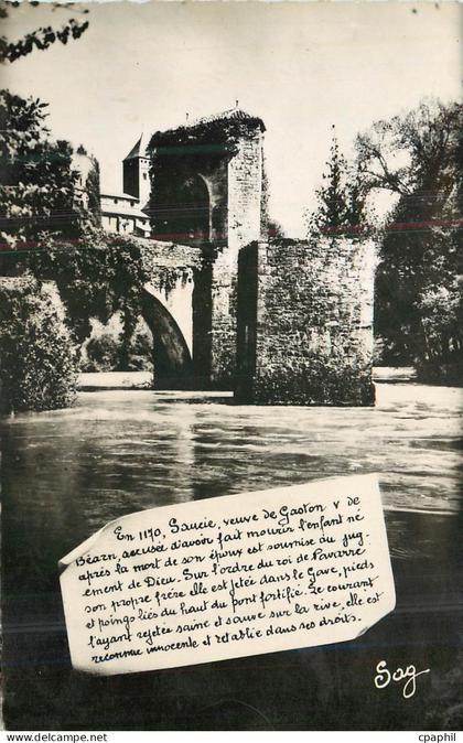 CPM Sauveterre-de-Bearn (B P) Le Pont de la Legende