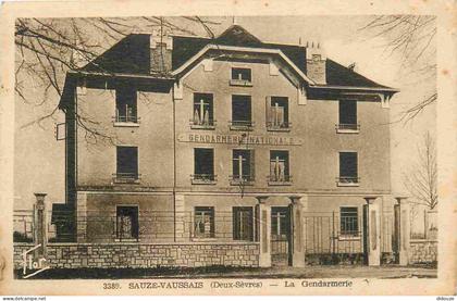 Carte Postale Ancienne - 79 - Sauzé-Vaussais - La gendarmerie - CPA - Voir Scans Recto-Verso - Poscard - Carta Postal -