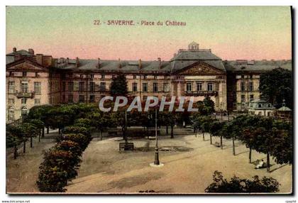 CPA Saverne Place du Chateau