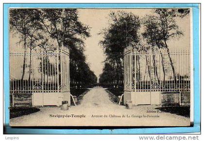 SAVIGNY LE TEMPLE -- Avenue du château de...