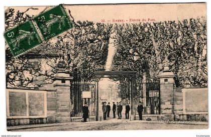 CPA Carte Postale  France- Sceaux- Entrée du Parc  VM33393i