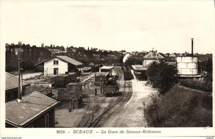 CPA Sceaux La Gare de Sceaux Robinson Train