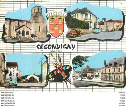 79.  SECONDIGNY . CP multivues .
